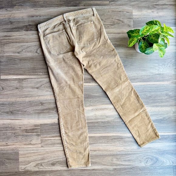 Gap 1969 Always Skinny Corduroy Palomino Brown Jeans Pants Size 28 - Picture 12 of 15